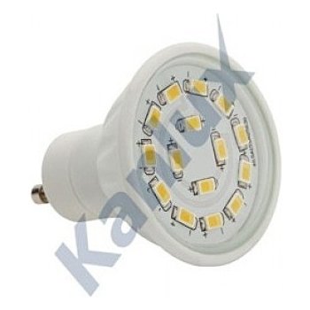 Kanlux LED žárovka GU10 5W 400lm 15 SMD C Teplá bílá