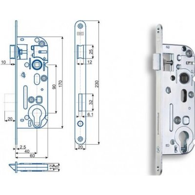 Hobes 02-04 PZ 90/60 mm – Zboží Mobilmania