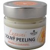 Tělové peelingy Amoené luxusní solný peeling banán a karamel 250g