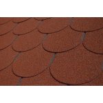 Charvát Šindel asfaltový charBIT bobrovka červený 2,1m2 – Zboží Mobilmania