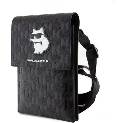 Karl Lagerfeld Saffiano Monogram Choupette NFT černé – Sleviste.cz