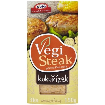 Veto Eco VegiSteak Kukuřízek 150 g – Zboží Mobilmania