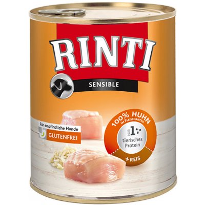 Rinti Sensible kuře a rýže 24 x 800 g – Hledejceny.cz