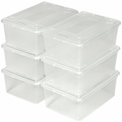 Tectake 402006 Úložné boxy plastové krabice sada 24 dílná umělá hmota 6,4 L  od 2 179 Kč - Heureka.cz