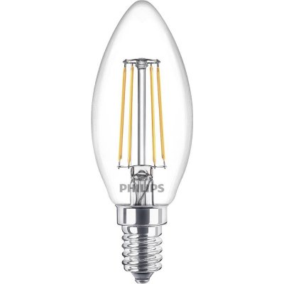 Philips Lighting 76307700 LED Energetická třída EEK2021 F A G E14 svíčkový tvar 4.3 W = 40 W teplá bílá – Zboží Mobilmania