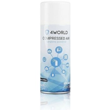 4World Sprej stlačený vzduch 400 ml