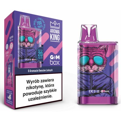 Aroma King Gem Box Mixed Berry 20 mg 700 potáhnutí – Zboží Dáma