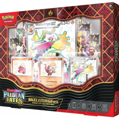 Pokémon TCG Paldean Fates Premium Collection Skeledirge ex – Zboží Mobilmania