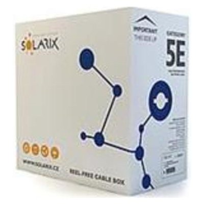 Solarix SXKD-5E-UTP-PVC500M patch, UTP kat. 5e, 500m, šedý