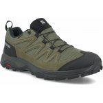 Salomon X Ward Leather Gtx Deep Lichen green black olive night – Hledejceny.cz