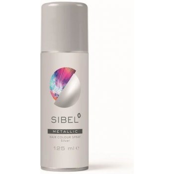 Sibel Hair Colour barevný sprej na vlasy stříbrná