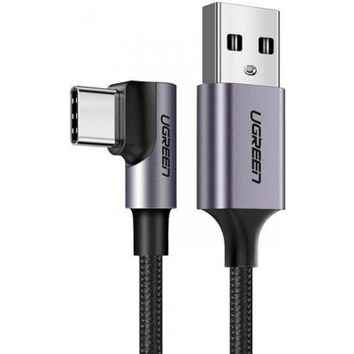 Ugreen US284 Úhlový USB na USB-C, 3A , 2m, černý
