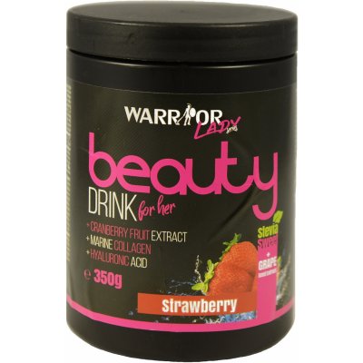 Warrior Beauty Drink kolagenový nápoj s kyselinou hyaluronovou a stévií 350 g – Hledejceny.cz