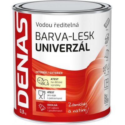 Denas Univerzál lesk 0,3 kg bílá – Zboží Mobilmania