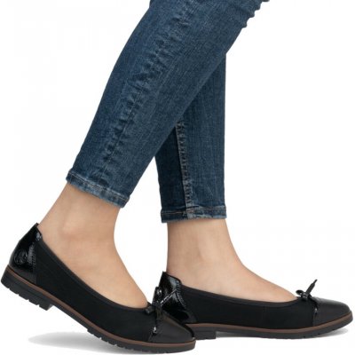 Rieker dámské baleríny 45358-00 černá – Zboží Dáma