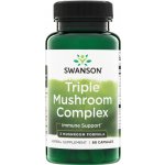 Swanson Triple Mushroom Complex Extract 60 kapslí – Hledejceny.cz