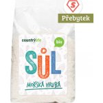COUNTRY LIFE Sůl mořská hrubá BIO 1 kg – Zboží Mobilmania