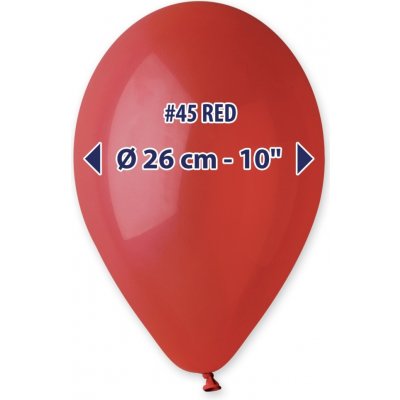 Balónek červený 26 cm – Zboží Mobilmania
