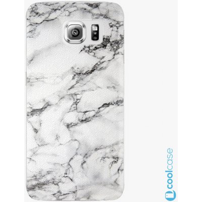 Pouzdro iSaprio White Marble 01 - Samsung Galaxy S6 Edge