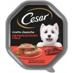Cesar Adult s kuřecím a hovězím masem 150 g – Hledejceny.cz