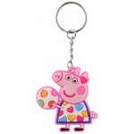 Přívěsek na klíče Jiri Models 3D Prasátko Peppa/Peppa pig guma 10 cm na kartě – Zboží Mobilmania