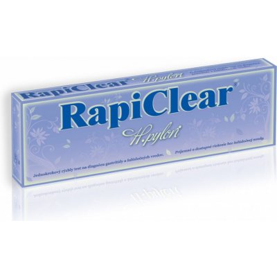 RapiClear H.pylori jednokrokový test 1 set – Zboží Dáma