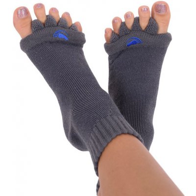 Happy Feet Adjustační ponožky Charcoal, velikost S (35-38)