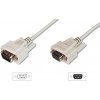 PC kabel ASSMANN Kabel D-Sub 9pin zásuvka D-Sub 9pin vidlice 5m šedá AK-610203-050-E