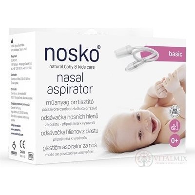 Nosko nasál Aspirator basic odsávačka hlenů z plastu připojitelná k vysavači – Zboží Dáma