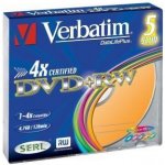 Verbatim DVD+RW 4,7GB 4x, slim box, 5ks (43297) – Zboží Živě