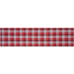 Home Elements Běhoun Káro červenošedá 33x130cm – Zboží Dáma