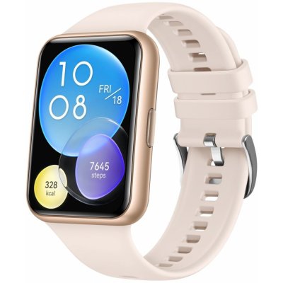 FIXED Silicone Strap pro Huawei Watch FIT2, růžový FIXSSTB-1055-PI
