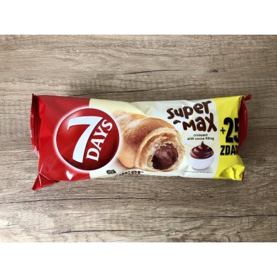 7 Days Super Max Croissant s kakaovou náplní 110 g – Sleviste.cz