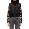 Dámská vesta Diesel W-peyt-ssl-new-p1 Jacket Black