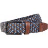 Pásek Camel Active STRETCH BELT NIGHT BLUE CHECK