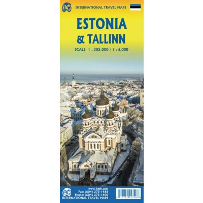 ITMB Publishing plán Tallinn 1:8 000 + Estonsko 1:400 t. ITM – Hledejceny.cz