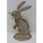 Zajíc kovová dekorace ZA806767 – Zboží Mobilmania