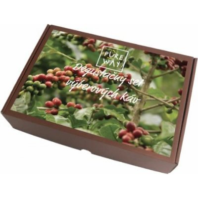 Pure Way Degustačný set odrodových káv zrnková 8 x 0,1 kg – Hledejceny.cz