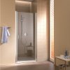 Sprchové kouty Jednokřídlé otvírací dveře Plano Davos Plus 1WR Pravé stříbrné/serigarfie 80 x 200 cm