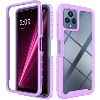 Pouzdro PROTEMIO 53371 DUAL Oboustranný kryt pro T Phone / T Phone 2023 fialový