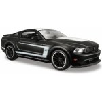Maisto Ford Mustang Boss 302 matná čierna/biela 1:24 – Zboží Dáma