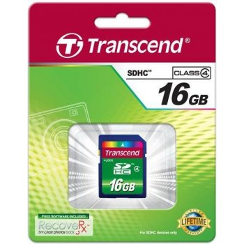 Transcend SDHC Class 4 16 GB TS16GSDHC4