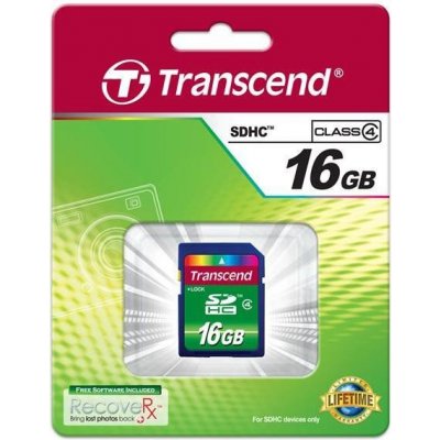 Transcend SDHC Class 4 16 GB TS16GSDHC4