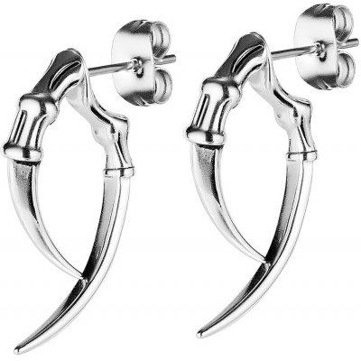 Šperky eshop z patinované oceli zahnutý nůž a šavle dráp puzety SP65.06