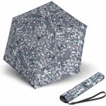 Knirps US.050 ultra light slim manual story sea lehký dámský skládací plochý deštník šedý – Sleviste.cz