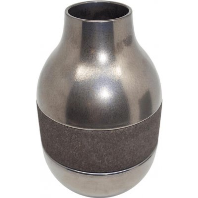 Bronzová váza s korkovou dekorací barva / provedení: bronzová, materiál: keramika, průměr: 18, užití: interiérové, velikost: M, výška do:: 30 – Hledejceny.cz