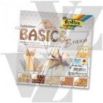 Bringmann Folia Basic Origami papírky hnědý 10 x 10 TBF4661010 – Hledejceny.cz