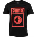 Puma SLAVIA PRAGUE GRAPHIC TEE Pánské triko černá – Zboží Dáma