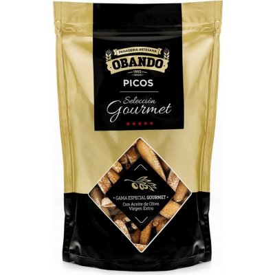 Obando Panadería Picos Gourmet Rustico GOLD bagetky střední 140 g – Zboží Dáma