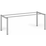 B2B Partner Square 2000 x 800 x 725 mm šedostříbrná – Zboží Mobilmania